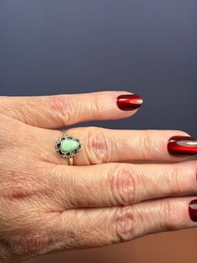 Sterling Silver Palomino Turquoise Ring